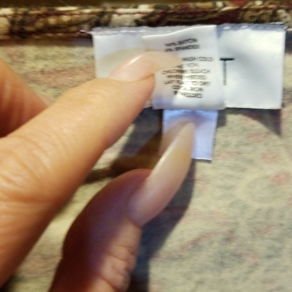 Ann Taylor Loft Multi colored V Neck S. B052 - Picture 3 of 5